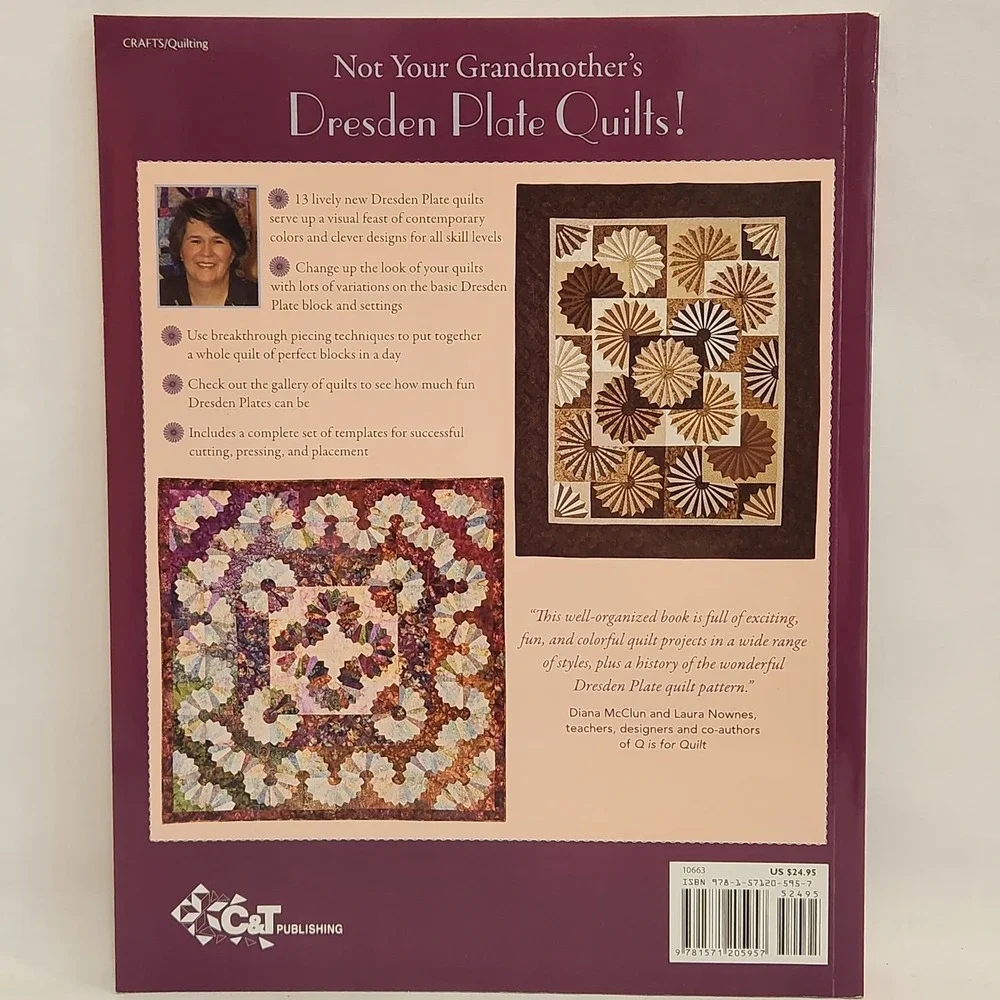 Thoroughly Modern Dresden Anelie Belden Quilting Book 13 Projects C&T Publishing
